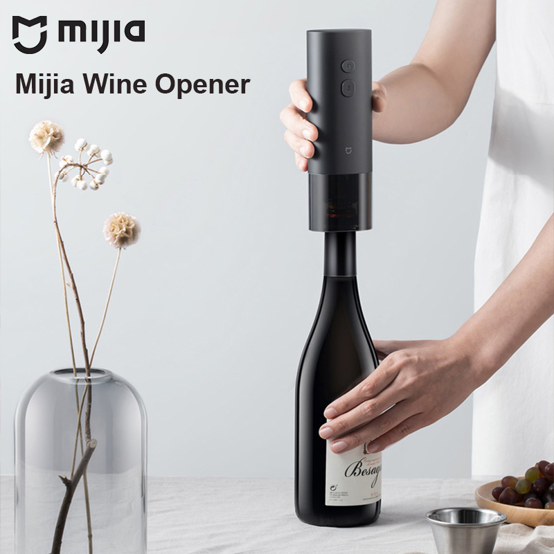 Kitchen Gadgets I Need - MIJIA 電動ワインオープナー フォイルカッター - 自動キャップオープナー 乾電池4本（AAA）必要