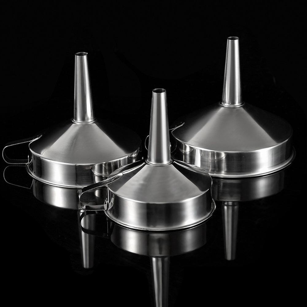 Kitchen Gadgets That Make Life Easier - 1Pc ステンレス鋼食用油漏斗広口キッチンアクセサリーバービールオイルポット液体粉末転送キッチンツール