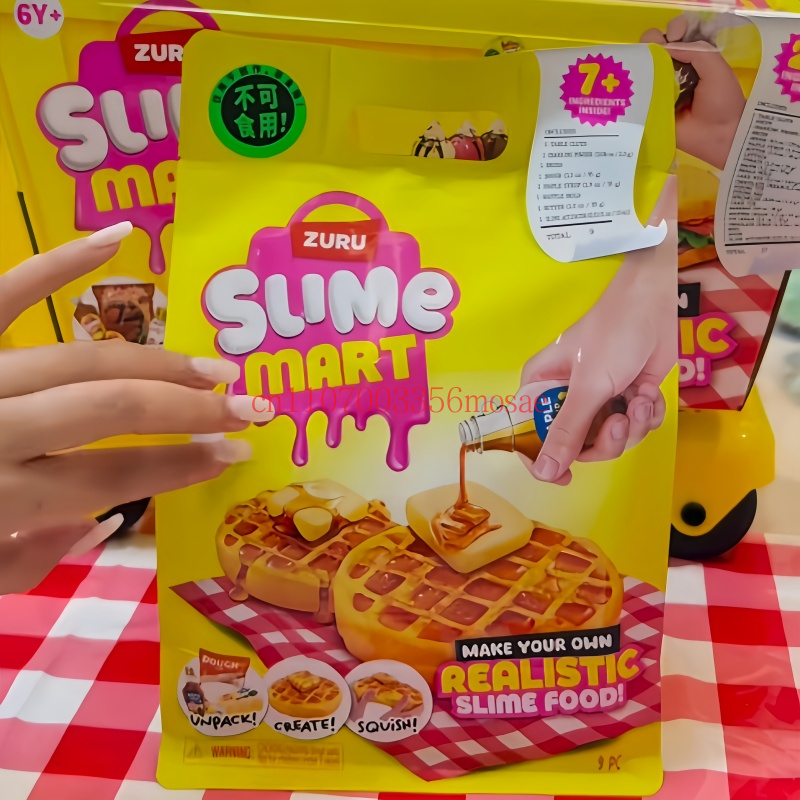 Kitchen Gadgets Aliexpress - ZURU スライムマート ブラインドボックス ハンバーガー ピザシリーズ DIYリアルスライムフード