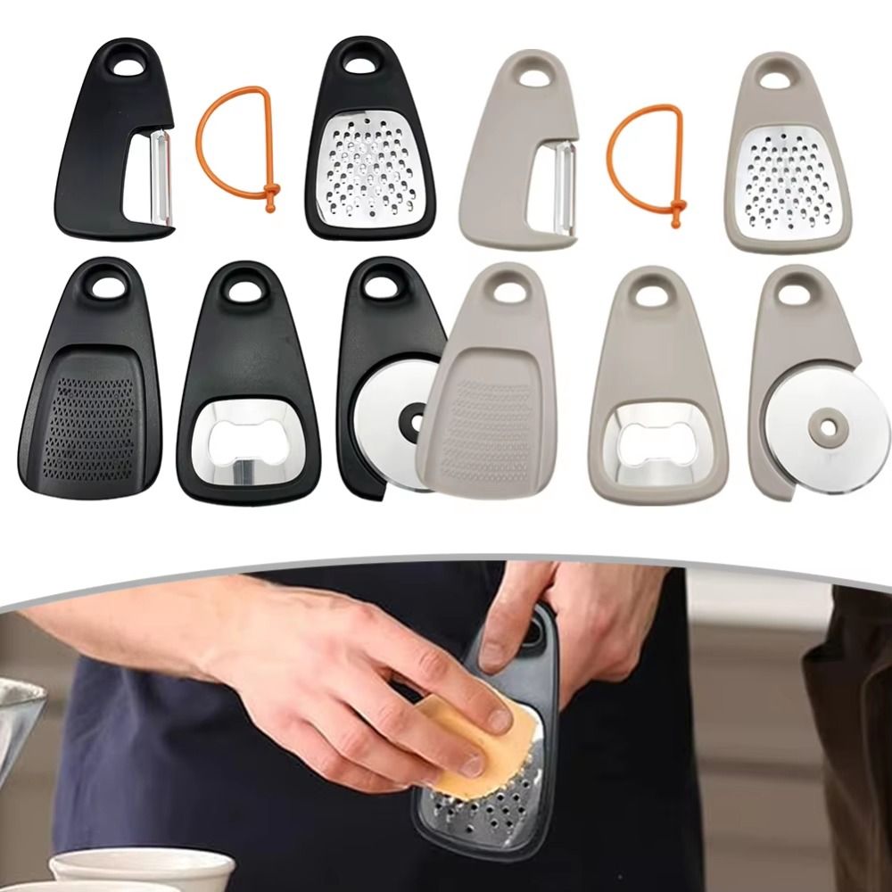 Kitchen Gadgets I Need - コンパクトなデザインのキャンプ用調理器具セット 省スペースで握りやすい キッチンガジェットセット 電源不要 6点セット RV