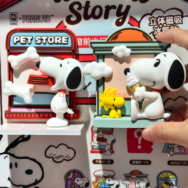 Kitchen Gadgets Aliexpress - ピーナッツ スヌーピー 冷蔵庫マグネット ブラインドボックス アニメアクションフィギュア かわいい
