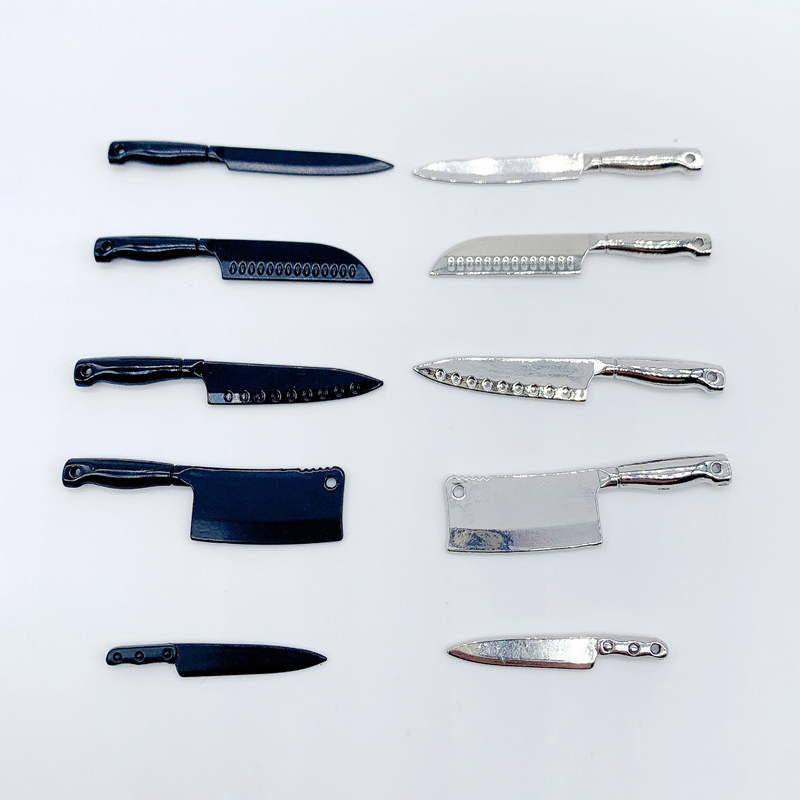 Kitchen Gadgets That Make Life Easier - 1/12 ドールハウスミニナイフモデルドールハウスキッチン調理器具アクセサリー子供のふり遊びおもちゃ