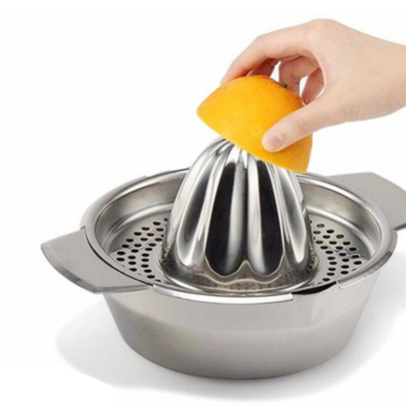 Kitchen Gadgets Blender - ポータブルレモンオレンジ手動フルーツジューサー 304 ステンレス鋼キッチンアクセサリーツール柑橘類生ハンドプレスジュースメーカー