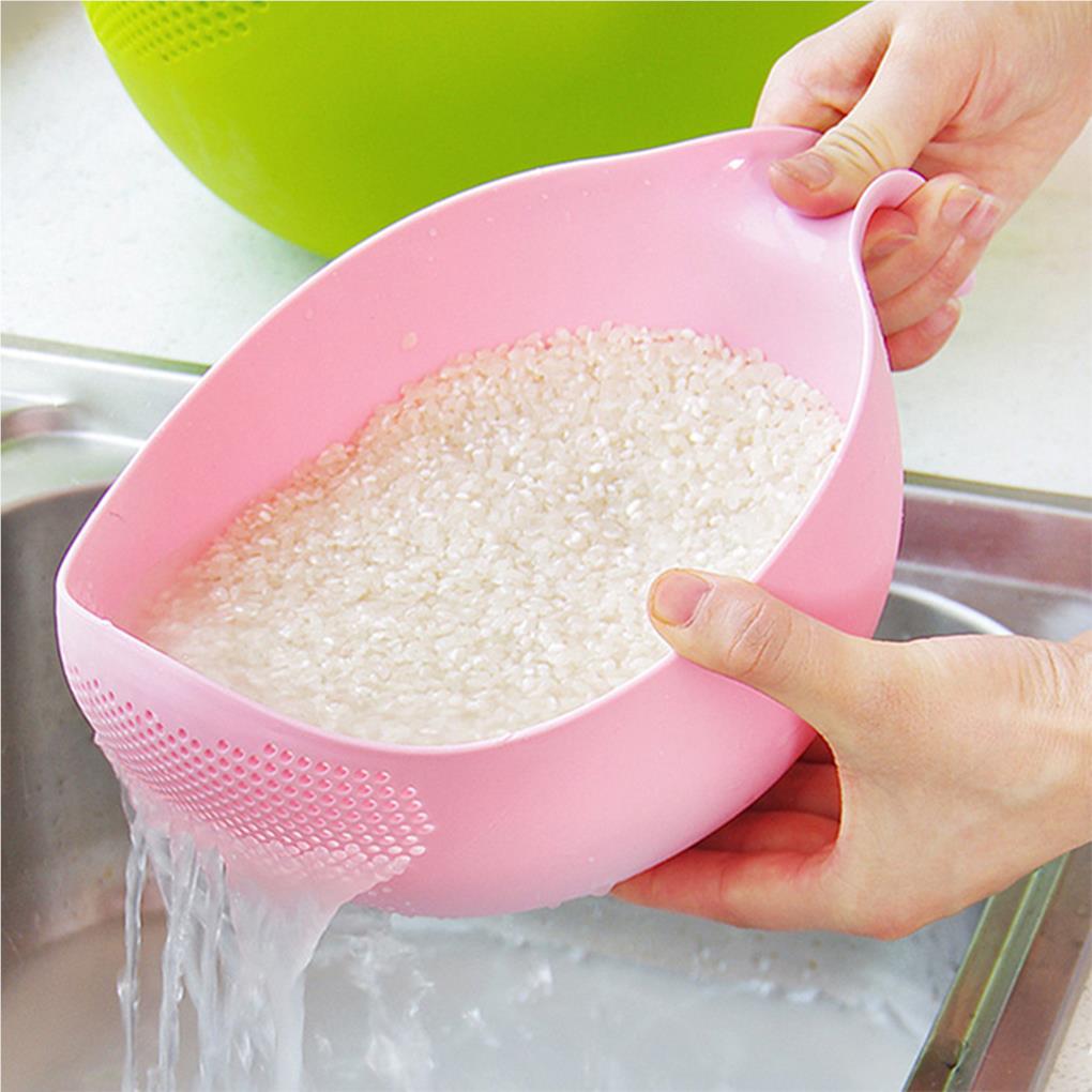 新しいポータブル食品グレードのプラスチック米豆エンドウ豆洗濯 - Kitchen Gadgets Rice Filter のレビューと価格