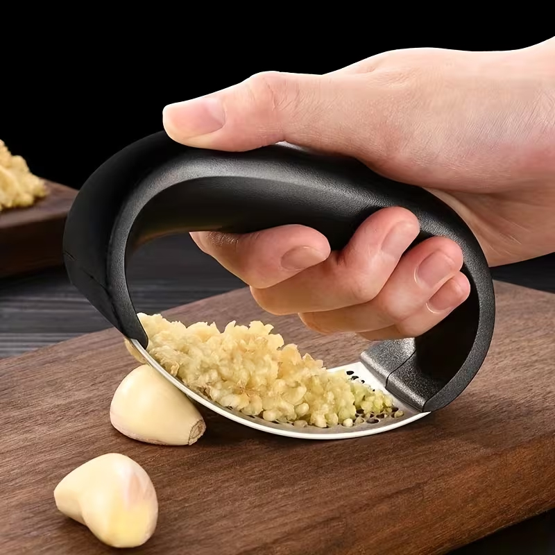 ガーリッククラッシャー、ガーリックプレスロッカー、ステンレス - Kitchen Gadgets For Cooking のレビューと価格