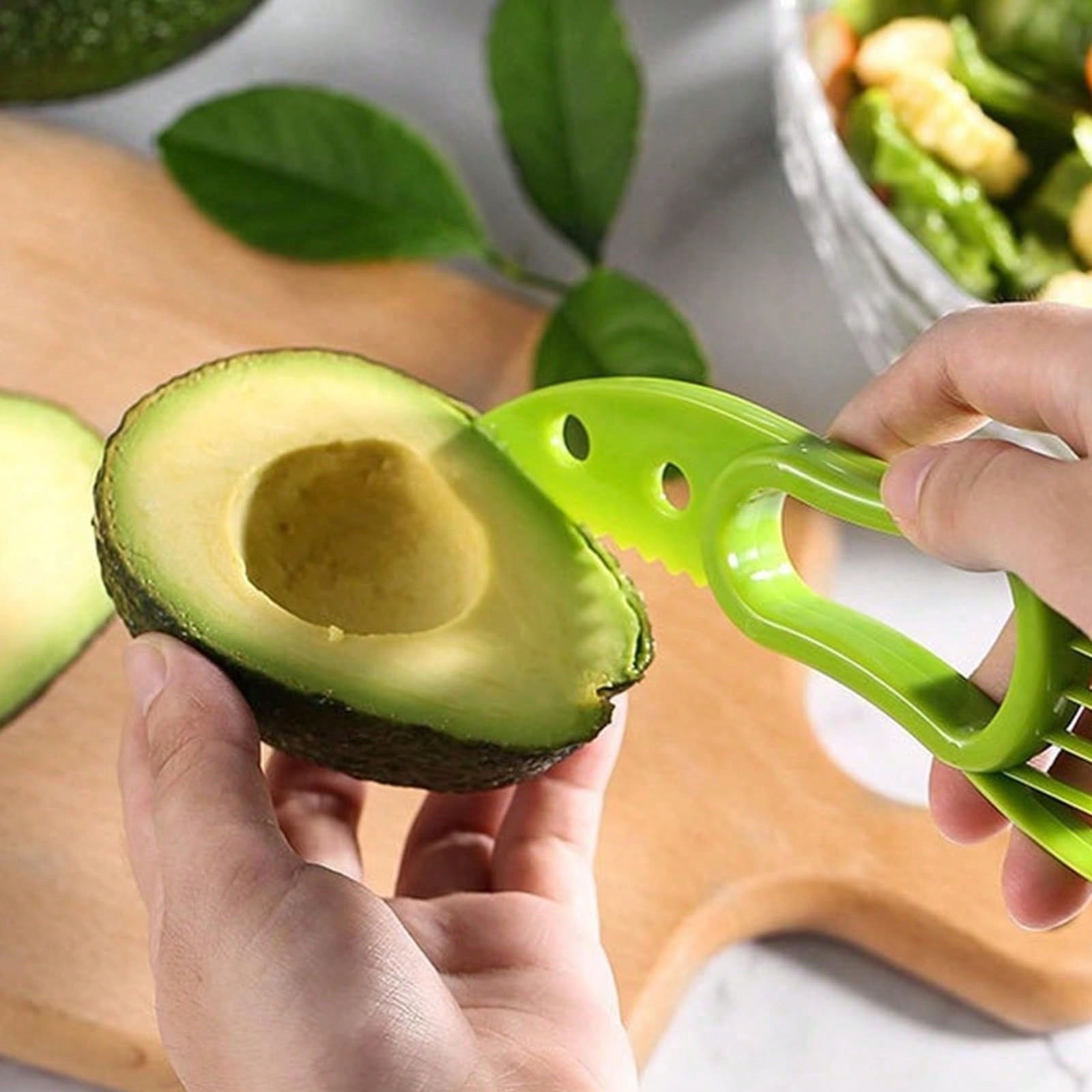 プロのグアカモレメーカー、アボカドスライサー、美しい緑色の頑 - Avocado Slicer Tool のレビューと価格