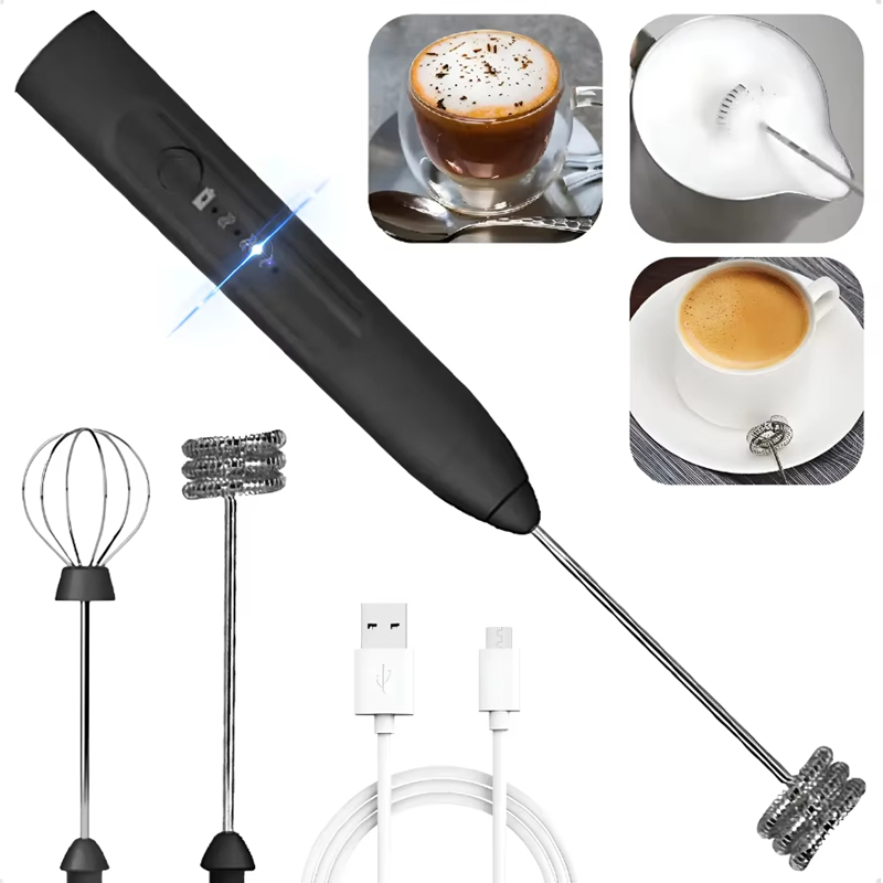 1個入り充電式ハンドヘルド電動エッグビーター フォーマー ミ - Kitchen Gadgets Blender のレビューと価格