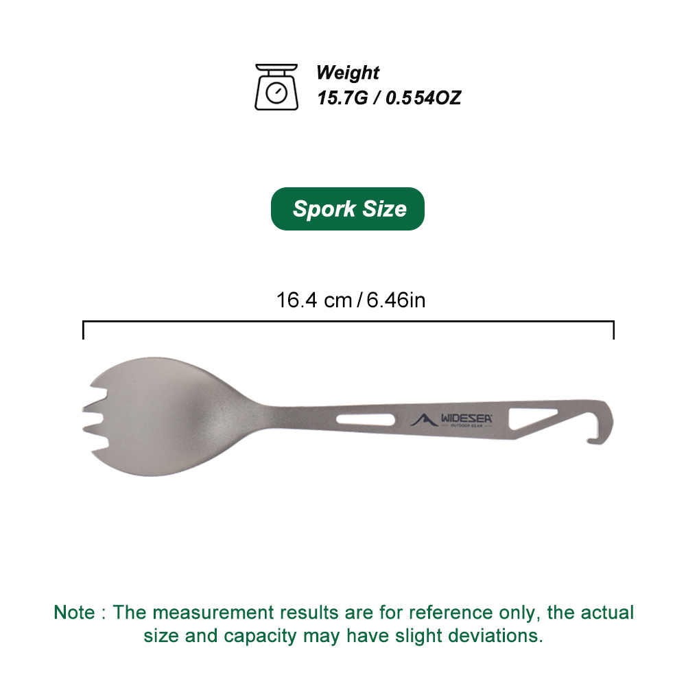 ワイドシーキャンプ用クッキングセット スポーク チタンスプー - Kitchen Gadgets That Make Life Easier のレビューと価格