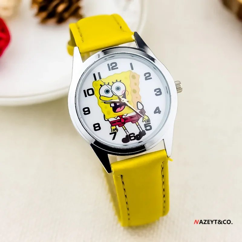漫画スポンジボブ子供用クォーツ腕時計パトリックスターアニメ腕 - Kitchen Gadgets Aliexpress のレビューと価格