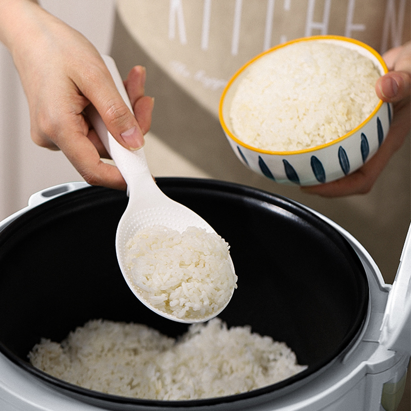 直立プラスチックしゃもじ炊飯器サービングスプーンテフロン加工 - Kitchen Gadgets On Sale のレビューと価格