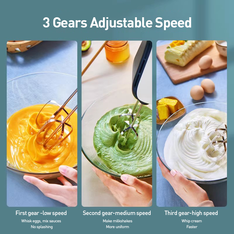 フィリップス ハンドヘルド電動卵ビーター 3 スピード 2  - Kitchen Gadgets Blender のレビューと価格