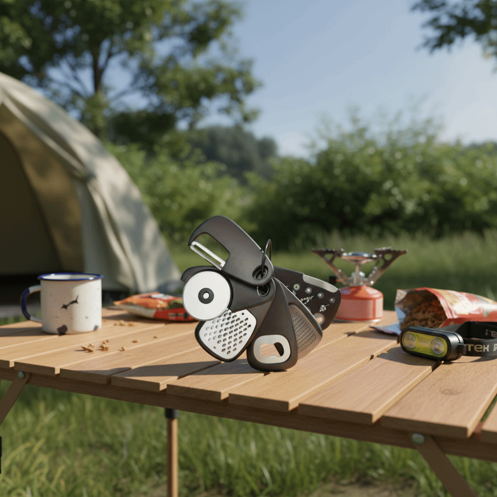 コンパクトなデザインのキャンプ用調理器具セット。省スペースで - Kitchen Gadgets I Need のレビューと価格