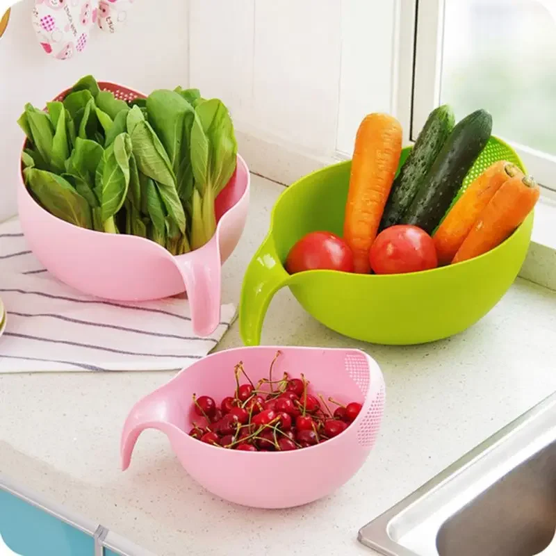 果物野菜ボウル水切りクリーニングツール米洗いフィルターストレ - Kitchen Gadgets Rice Filter のレビューと価格