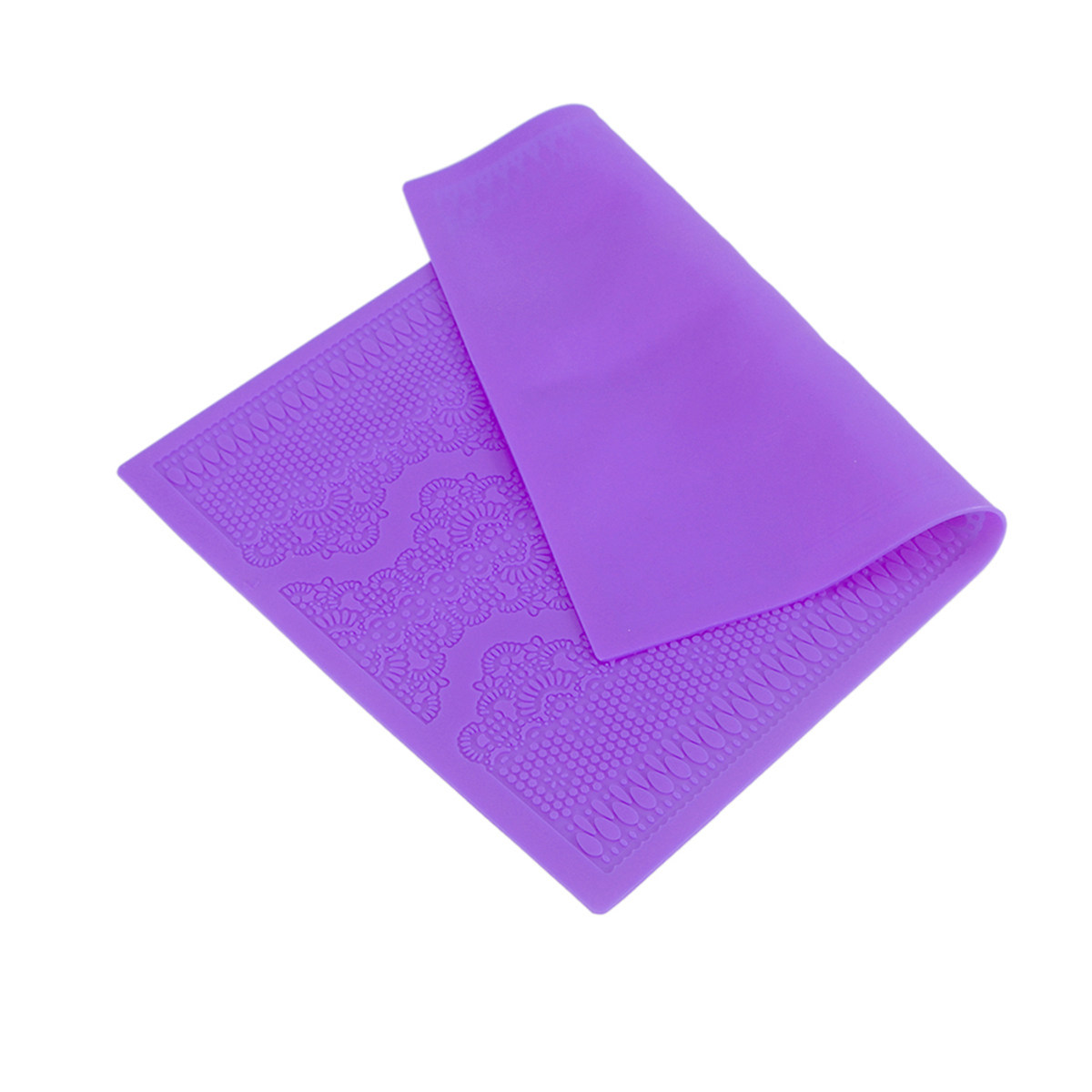 1個入りシリコンマット パープル 食品グレード ケーキレース - Silicone Mold Baking のレビューと価格