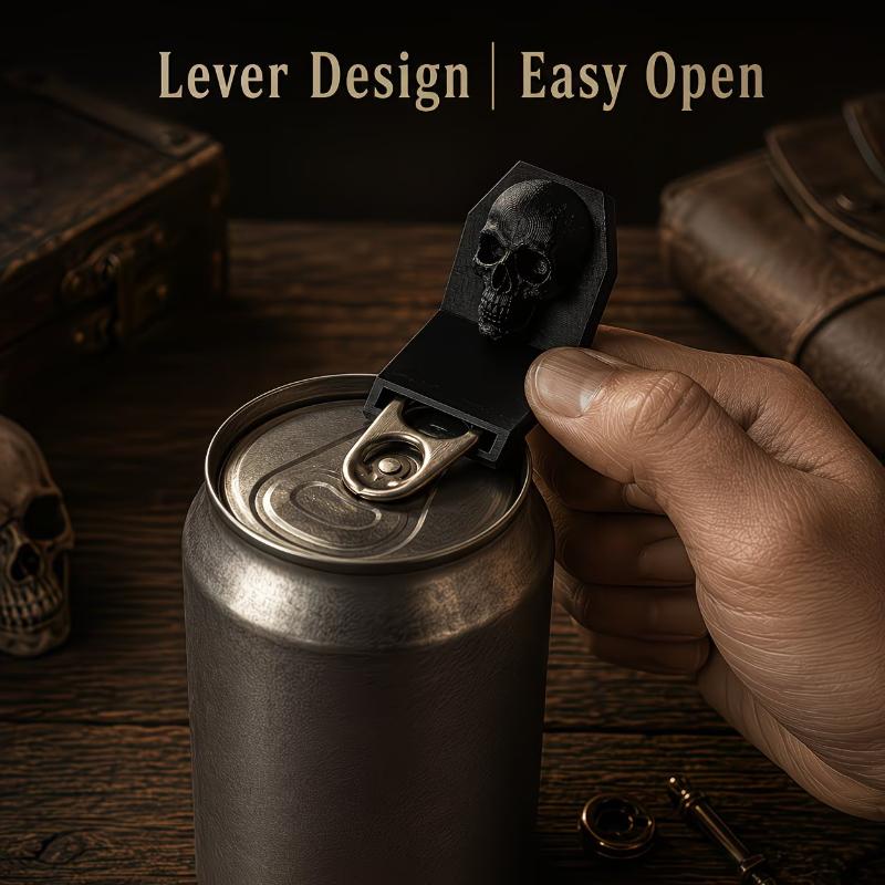 ゴシック風スカルジャーオープナー滑り止め缶掴み補助具1/2個 - Kitchen Gadgets I Need のレビューと価格