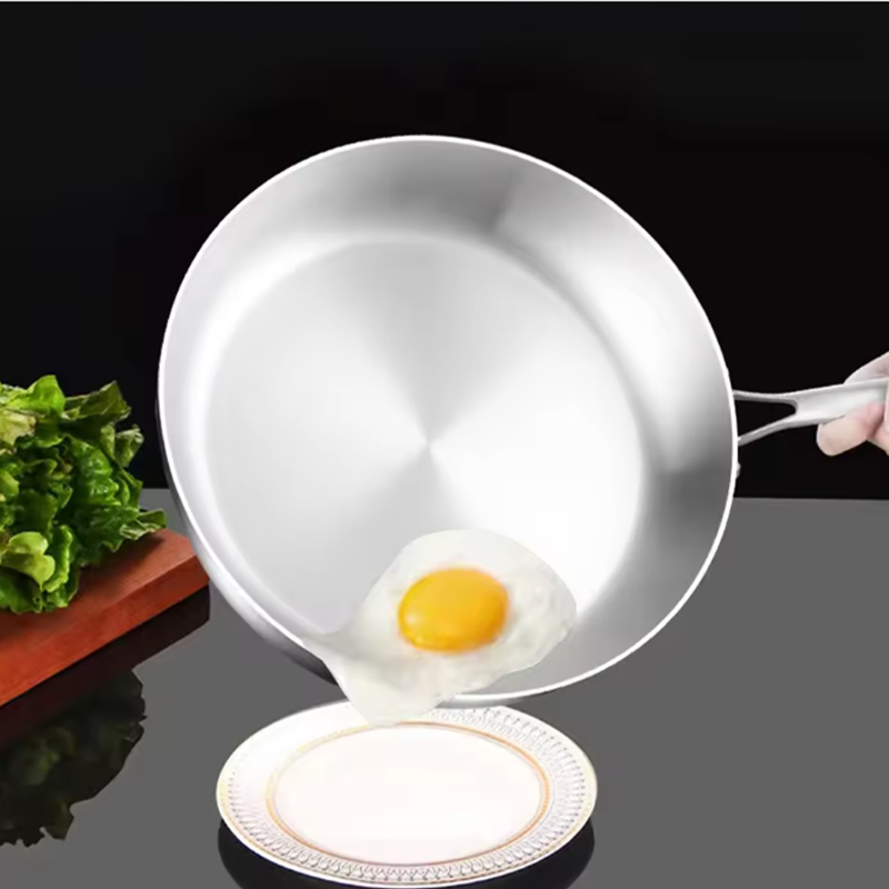 熱販売 304ステンレス鋼ノンスティック中華鍋フライパンセッ - Kitchen Gadgets On Sale のレビューと価格