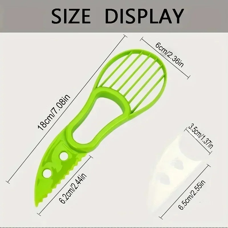 1/2/3個入り 3-in-1 アボカドスライサー、芯抜き、 - Avocado Slicer Tool のレビューと価格