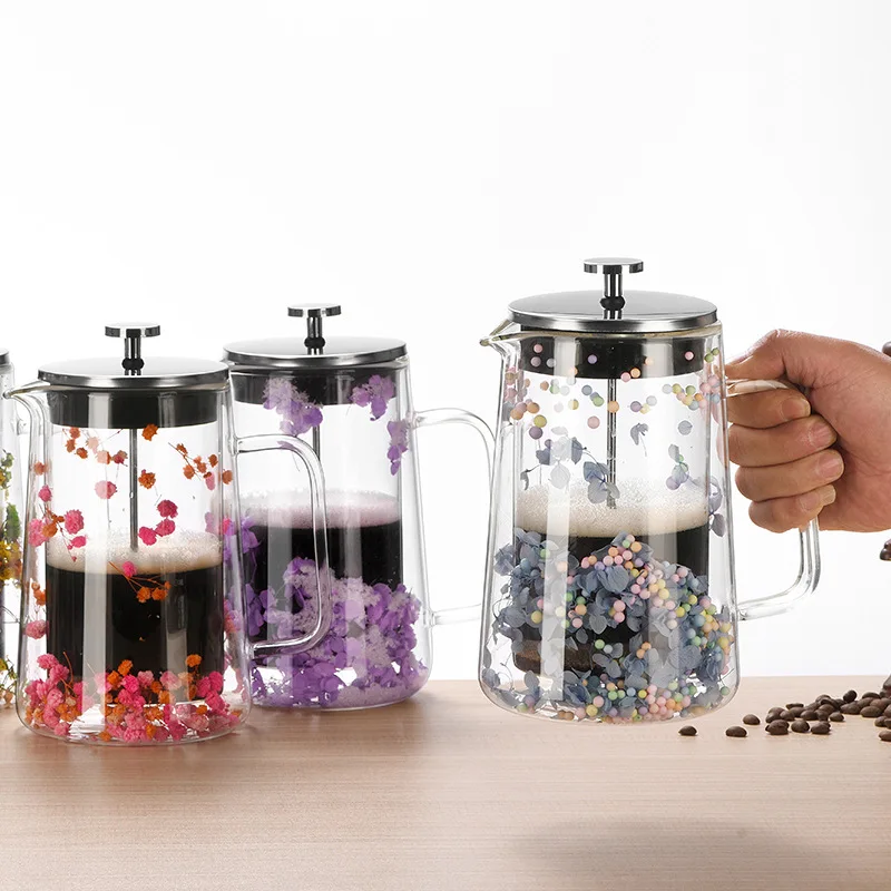 二重壁断熱フレンチプレスコーヒーメーカー 650/1000M - French Press Coffee Maker のレビューと価格