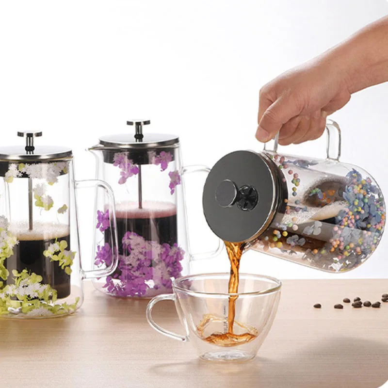 二重壁断熱フレンチプレスコーヒーメーカー 650/1000M - French Press Coffee Maker のレビューと価格