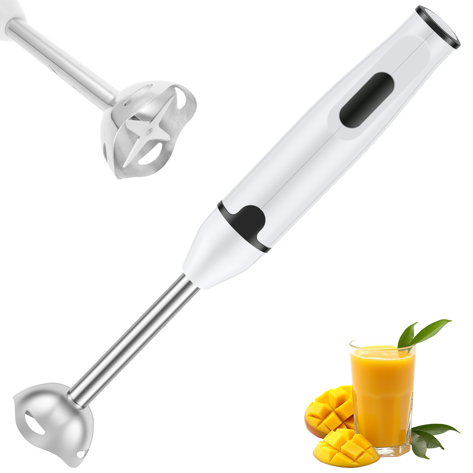 浸漬ブレンダーステンレス鋼家庭用ハンドヘルド浸漬ブレンダー多 - Kitchen Gadgets Blender のレビューと価格