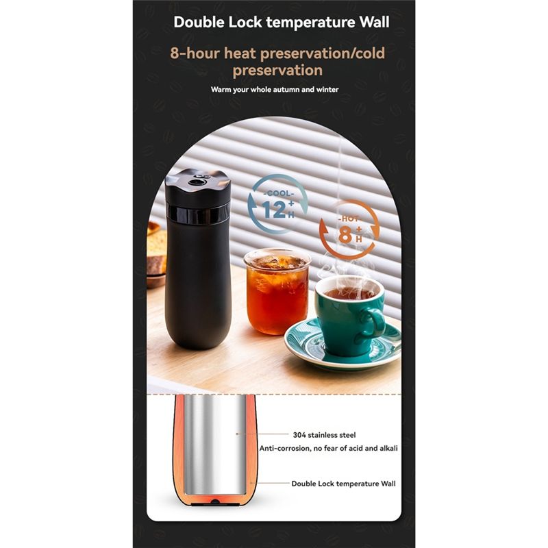 AA94-ポータブルフレンチプレス トラベルコーヒーメーカー - French Press Coffee Maker のレビューと価格