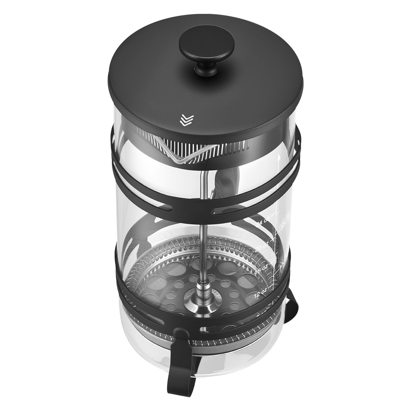 フレンチプレスコーヒーメーカー、34オンス（1リットル）ボロ - French Press Coffee Maker のレビューと価格