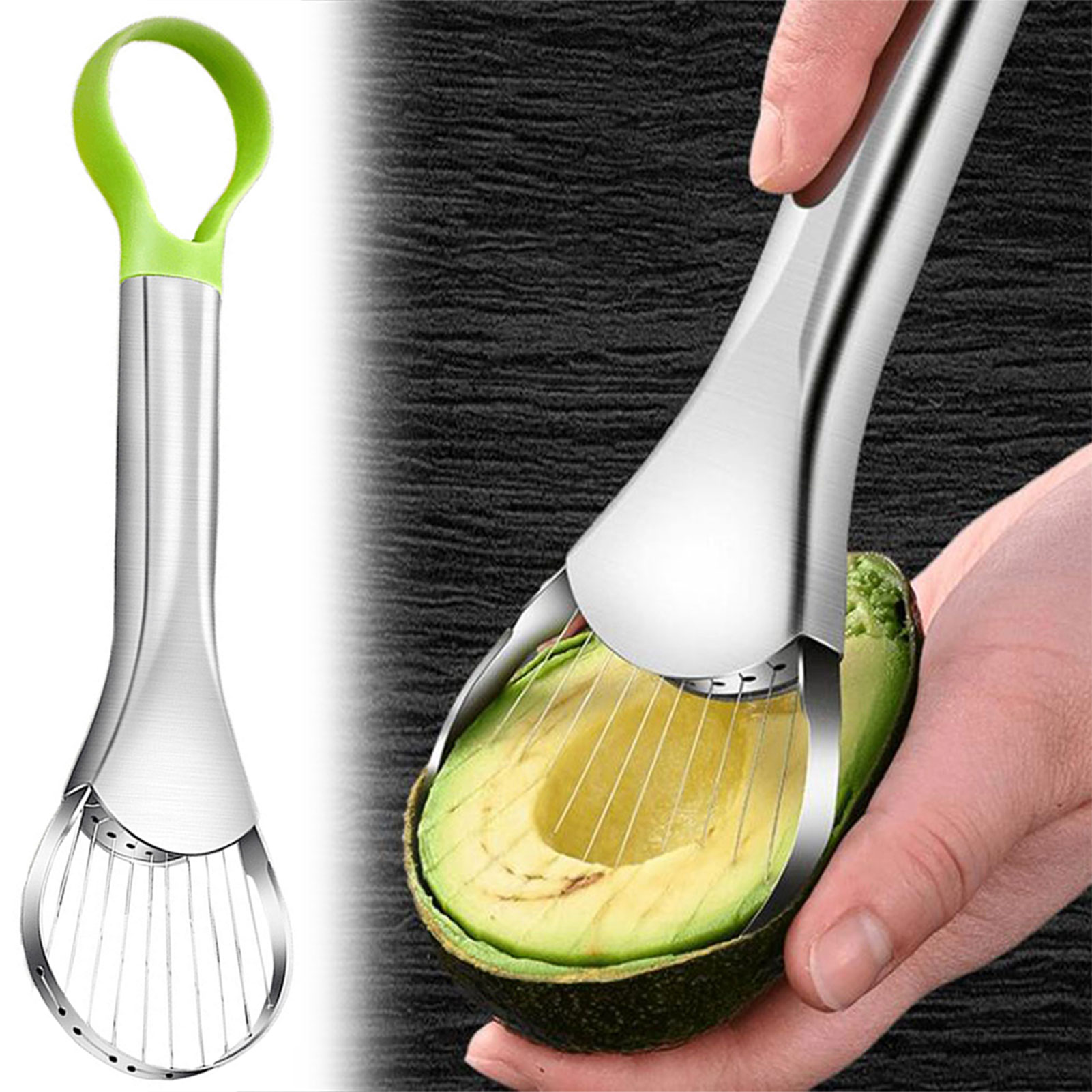 アボカドナイフガジェット、ステンレススチールカッターキッチン - Avocado Slicer Tool のレビューと価格