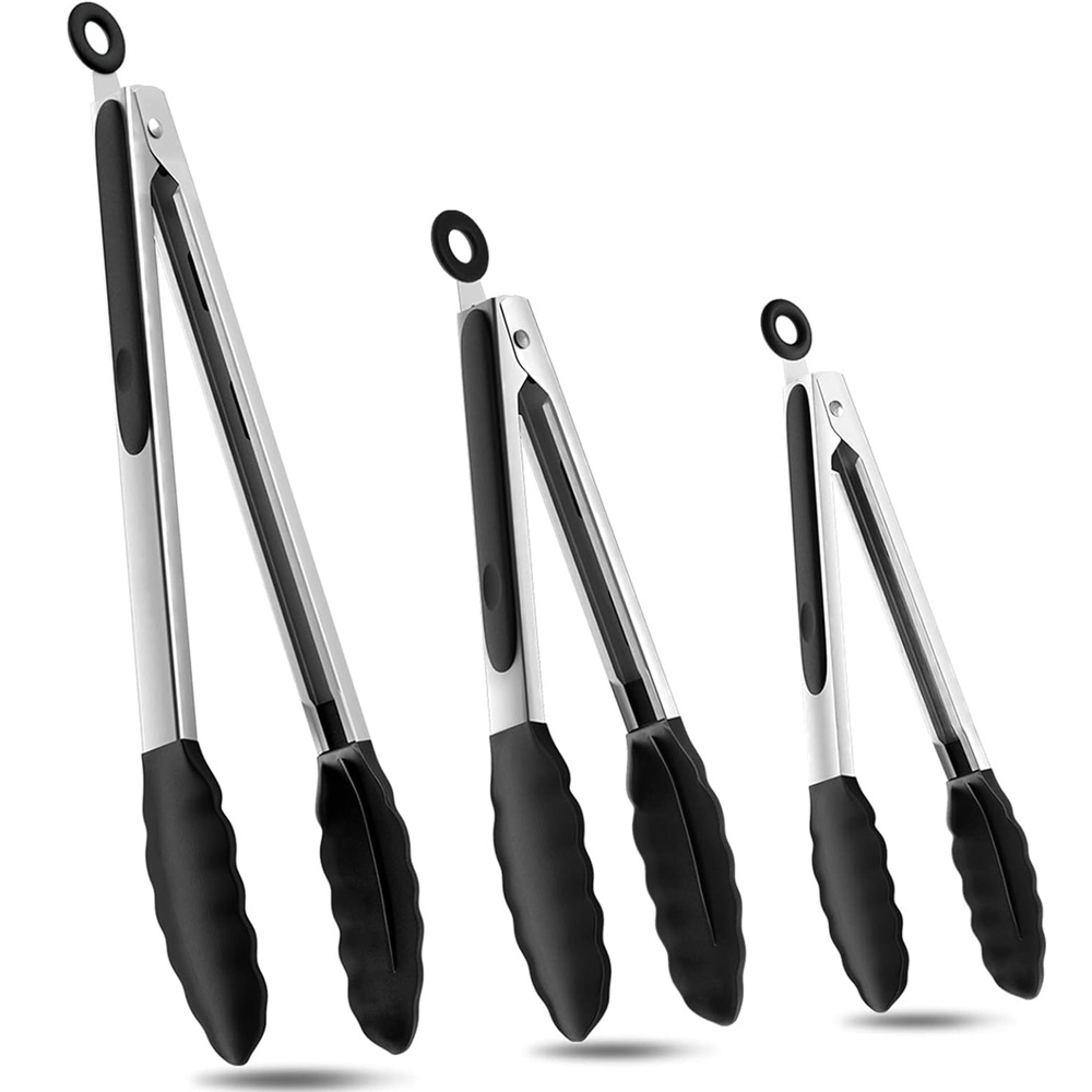 シリコーンバーベキューグリルトングキッチン調理サラダパンサー - Kitchen Gadgets For Cooking のレビューと価格