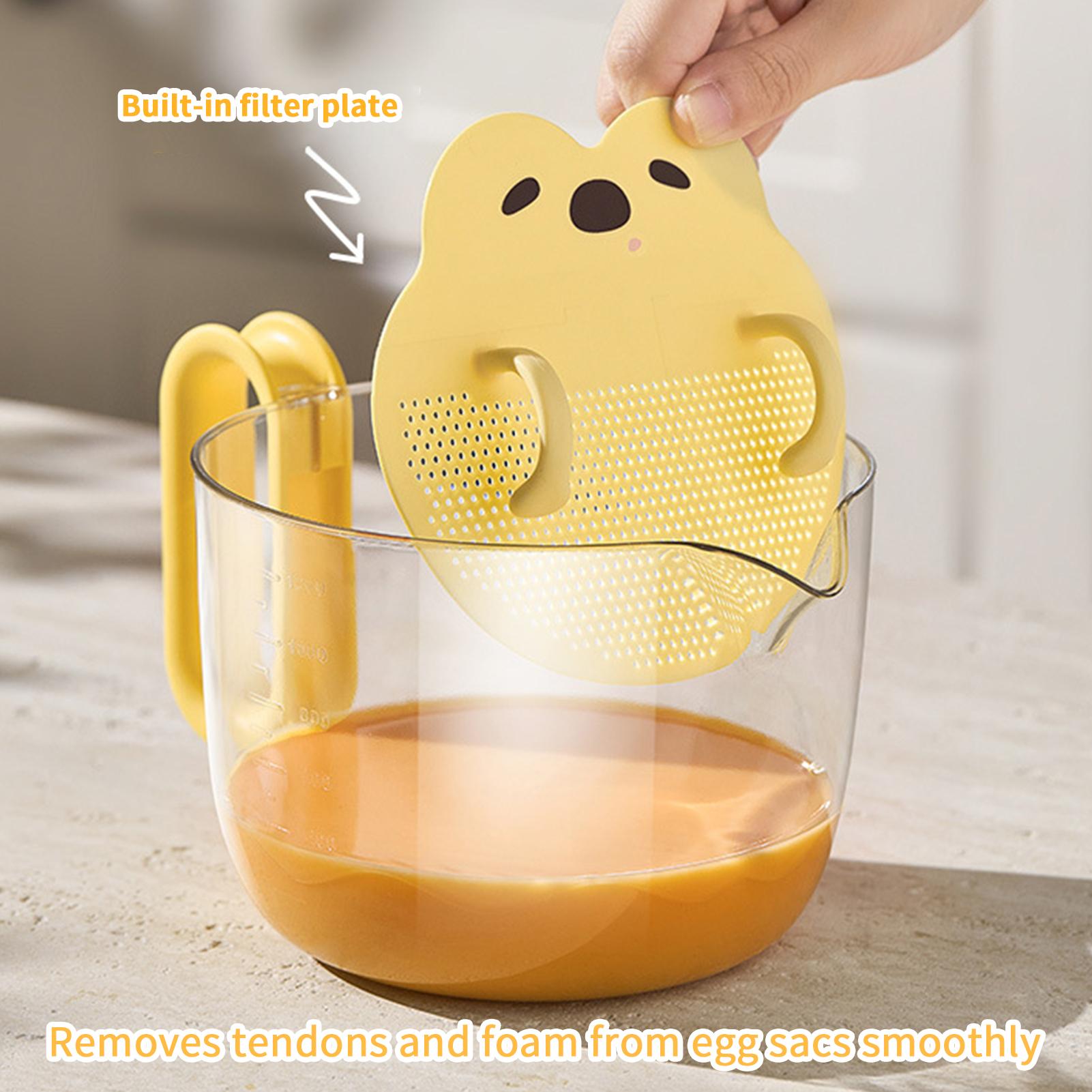測定カップ卵フィルターカップメジャーキッチンベーキング用品ス - Kitchen Gadgets Rice Filter のレビューと価格