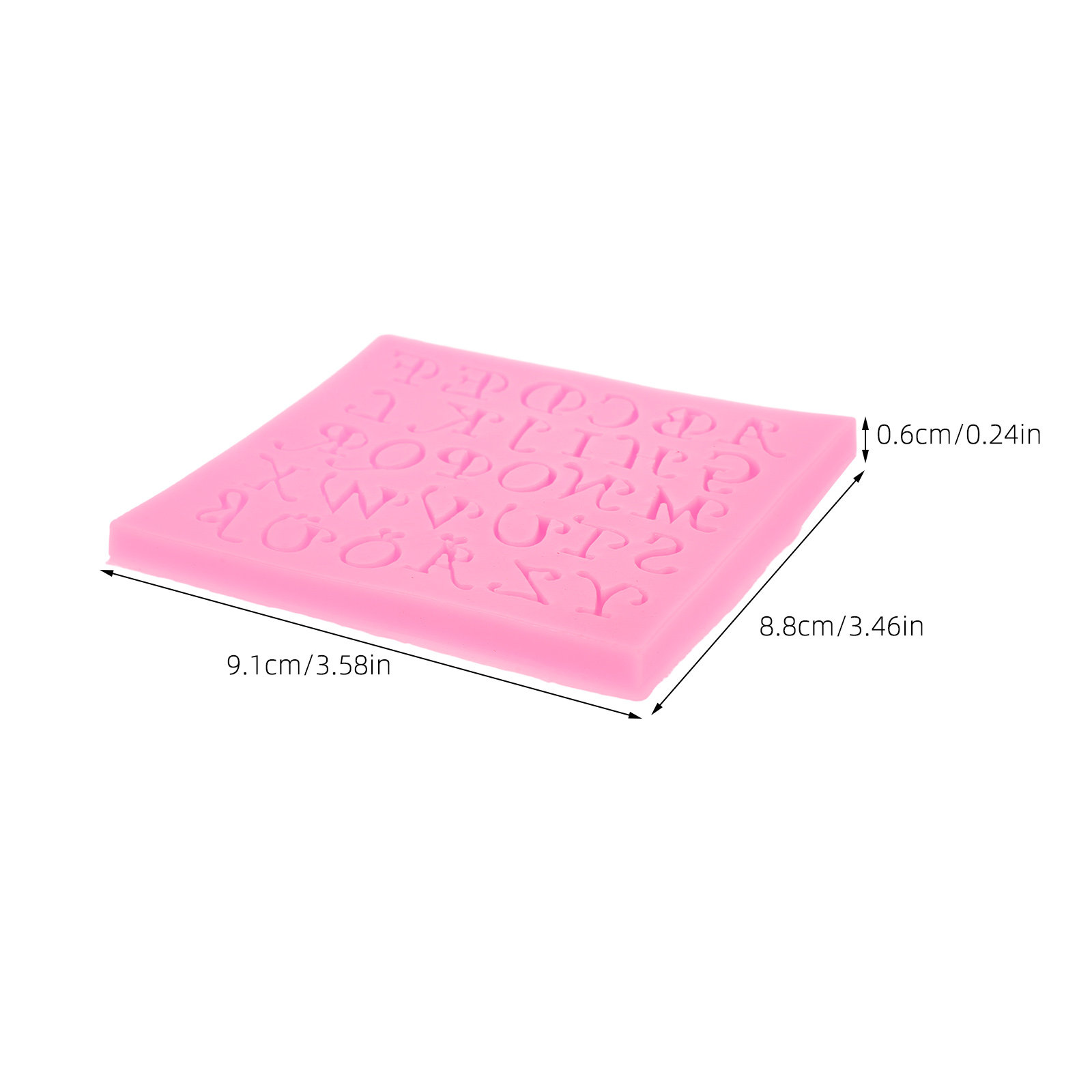 アルファベットの形をしたシリコン製ケーキ型。DIYケーキ、フ - Silicone Mold Baking のレビューと価格