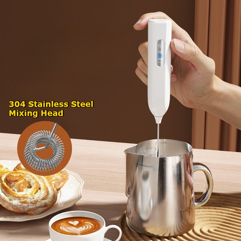 新型ハンドヘルド電動ミルクフォーマー、自動泡立て器、コーヒー - Kitchen Gadgets Blender のレビューと価格