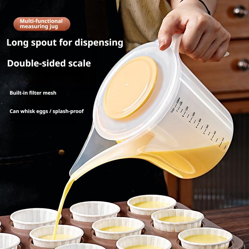 多機能大型卵分離カップ（計量目盛り付き）、卵フィルター付きベ - Kitchen Gadgets Rice Filter のレビューと価格