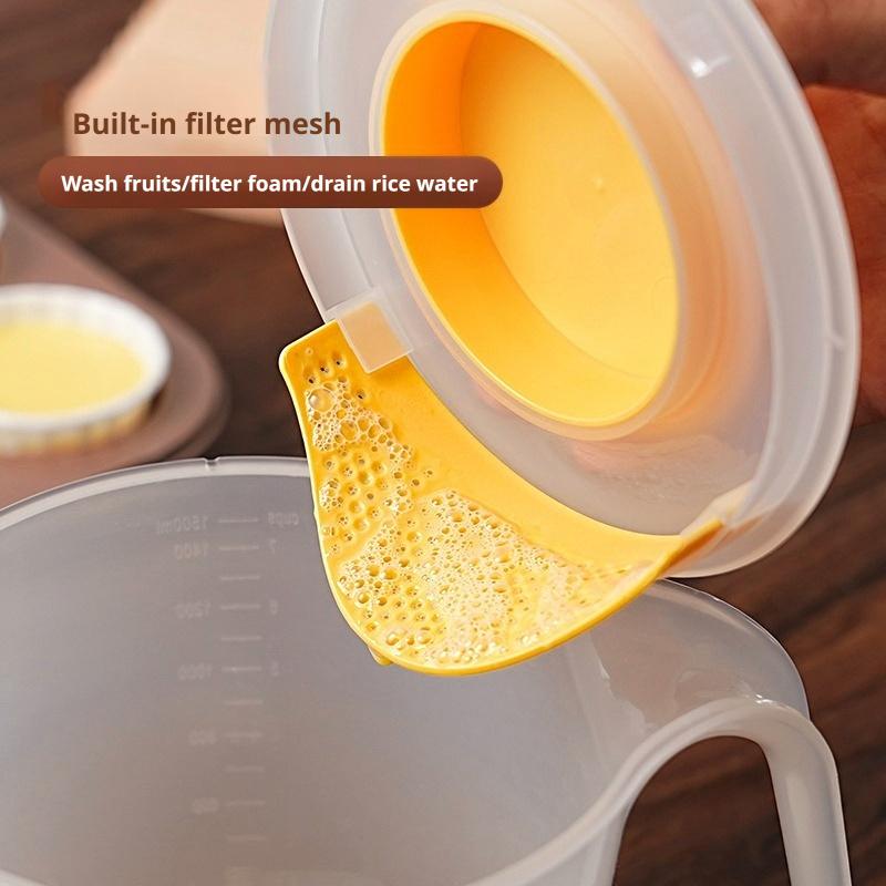 多機能大型卵分離カップ（計量目盛り付き）、卵フィルター付きベ - Kitchen Gadgets Rice Filter のレビューと価格