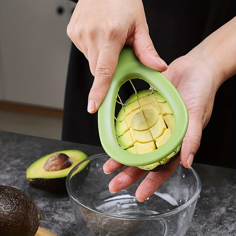 ステンレス鋼のフルーツスライサー,多機能果物と野菜のカッター - Avocado Slicer Tool のレビューと価格