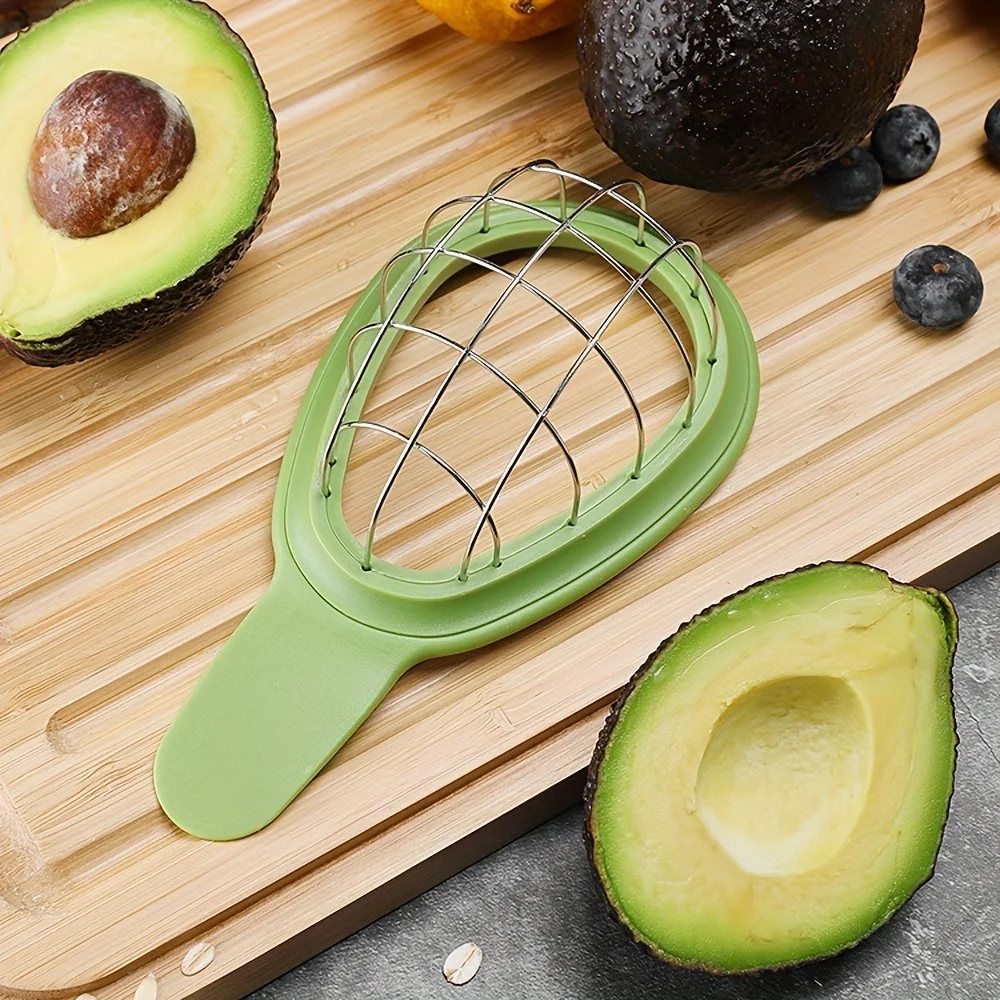 ステンレス鋼のフルーツスライサー,多機能果物と野菜のカッター - Avocado Slicer Tool のレビューと価格
