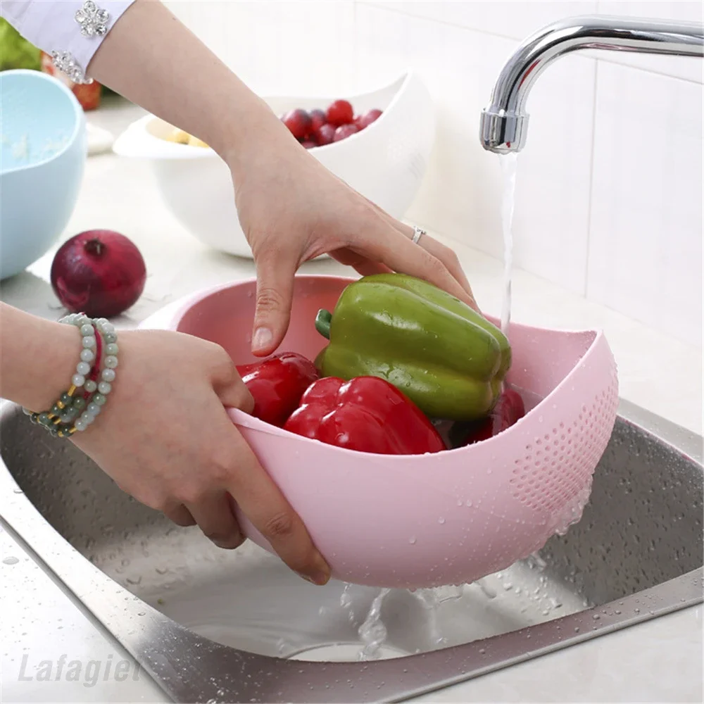 家庭用米ふるい洗濯フィルターストレーナーバスケット果物野菜水 - Kitchen Gadgets Rice Filter のレビューと価格