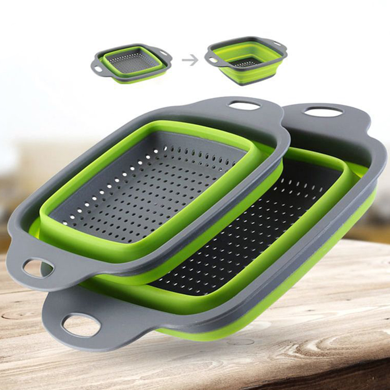 2022 折りたたみ野菜洗濯バスケット野菜果物フィルターポー - Kitchen Gadgets 2022 のレビューと価格