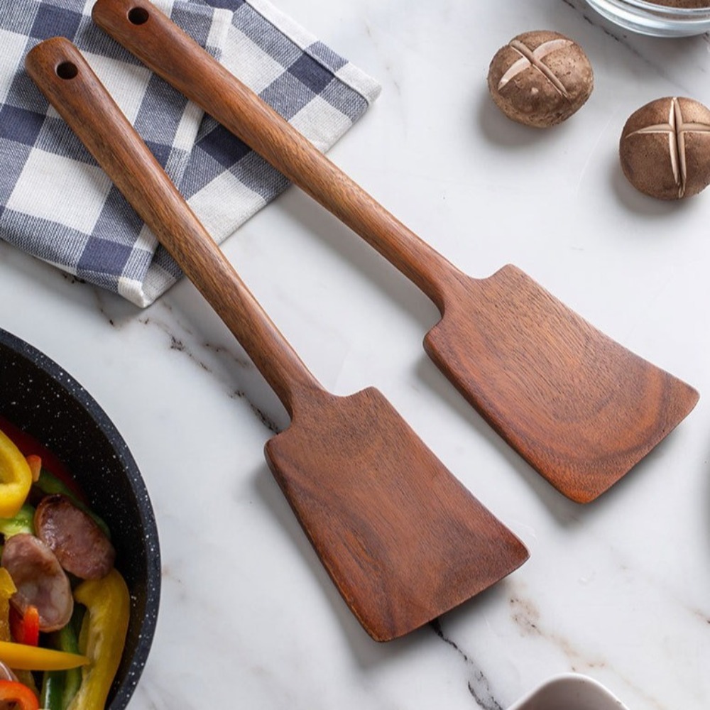 34 センチメートル木製調理ヘラターナーロングハンドルシャベ - Kitchen Gadgets That Make Life Easier のレビューと価格