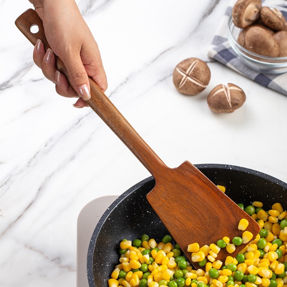 34 センチメートル木製調理ヘラターナーロングハンドルシャベ - Kitchen Gadgets That Make Life Easier のレビューと価格