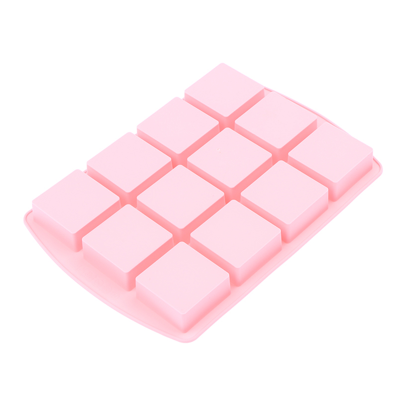 * 1 個 12 キャビティ正方形シリコンモールド DIY  - Silicone Mold Baking のレビューと価格