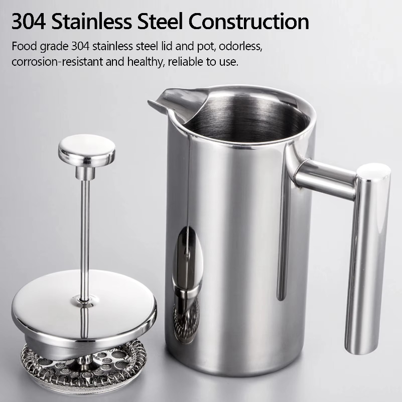 350ml/800ml/1000ml コーヒーメーカー、フレ - French Press Coffee Maker のレビューと価格